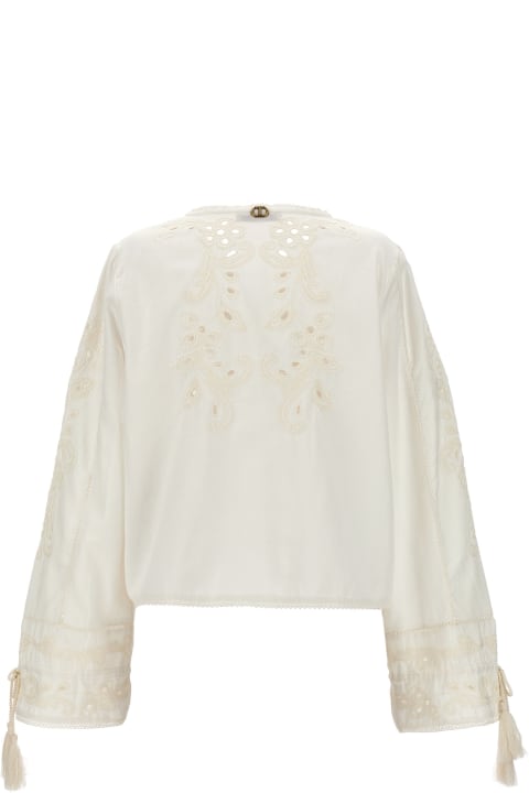 TwinSet Topwear for Women TwinSet Embroidered Blouse