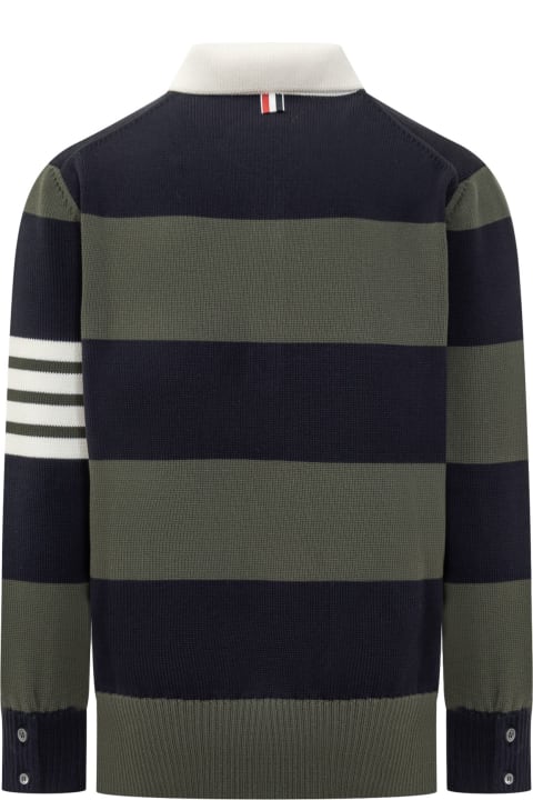 Thom Browne Topwear for Men Thom Browne Rose 4-bar Polo