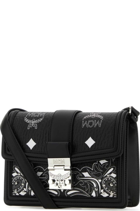 حقائب لـ القسم الرجالي MCM Printed Canvas Small Tracy Shoulder Bag