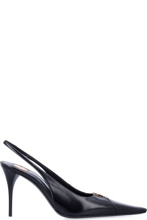 Saint Laurent Babylone Breteuil Slingback Pumps