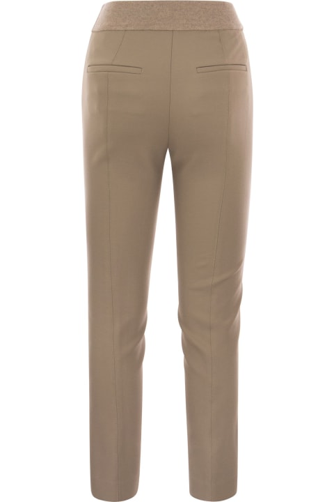 Homeware Peserico Stretch Gabardine Cigarette Trousers