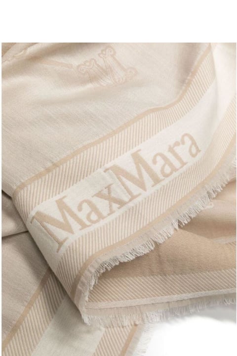 ウィメンズ スカーフ＆ストール Max Mara Monogram Jacquard Intarsia Scarf
