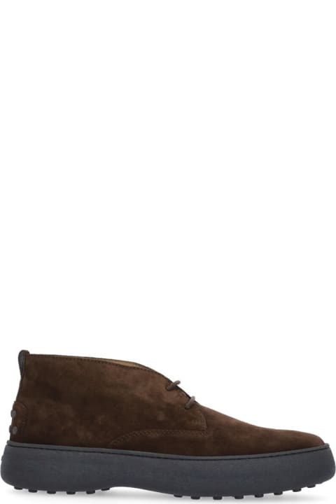 Tod's Loafers & Boat Shoes for Men Tod's Suede Ankle Boots