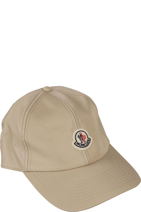 Moncler Hats for Women Moncler Logo Patch Baseball Cap