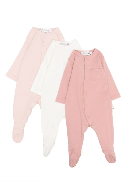 Bonpointのベビーガールズ Bonpoint Cosima Pajamas Set In Faded Pink