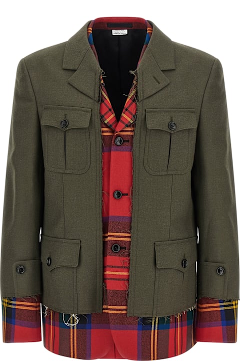 Comme Des Garçons Homme Plus for Women Comme Des Garçons Homme Plus 'multi-layers' Jacket