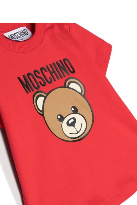 Topwear for Baby Boys Moschino T-shirt Teddy Bear