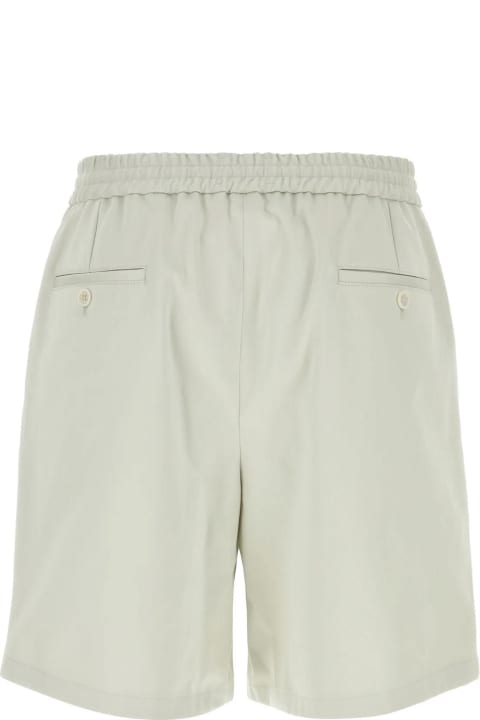 Ami Alexandre Mattiussi Pants for Men Ami Alexandre Mattiussi Ivory Cotton Bermuda Shorts