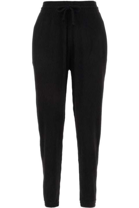 Baserange Pants & Shorts for Women Baserange Black Cotton Joggers