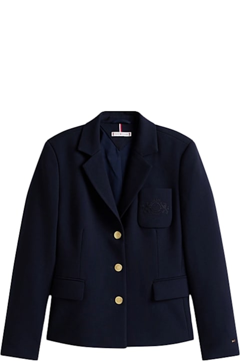 Tommy Hilfiger for Men Tommy Hilfiger Slim Fit Blazer With Embroidered Th Crest