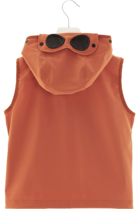 'shell-r-goggle' Hooded Vest