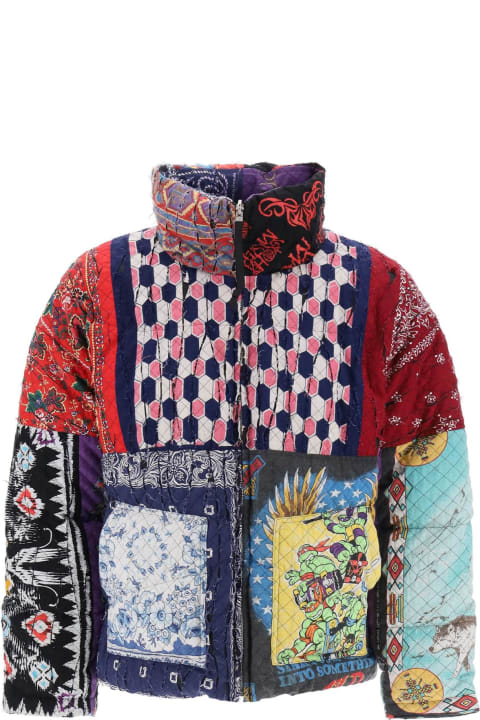 Children of the Discordance Coats & Jackets for Men Children of the Discordance Reversible Patchwork Down Jacket