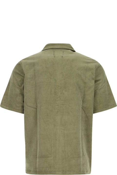 Howlin Clothing for Men Howlin Olive Green Corduroy Shirt