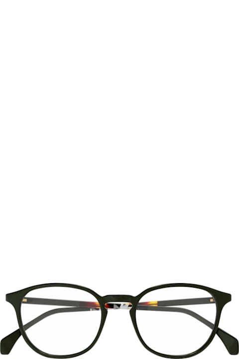 Gucci Eyewear for Kids Gucci Eyewear Gucci Gg0551o Linea Institutional Logo 023 Green Glasses
