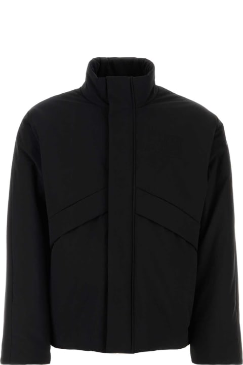 Clothing for Men Ferragamo Black Polyester Padded Jacket