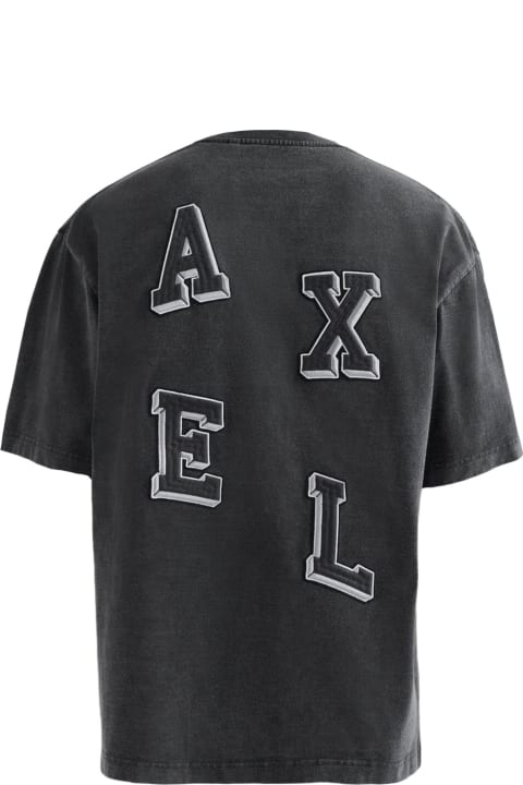 Axel Arigato Topwear for Men Axel Arigato Grey Cotton T-shirt