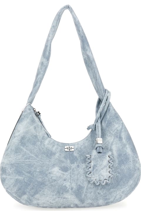 Ganni for Kids Ganni Medium "bleached" Hobo Bag