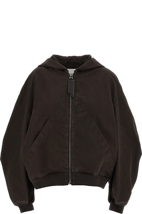 Coats & Jackets for Women The Attico Cotton Bomber Jacket