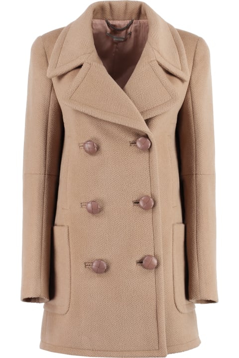 Stella McCartney Coats & Jackets for Women Stella McCartney Double-breasted Wool Coat
