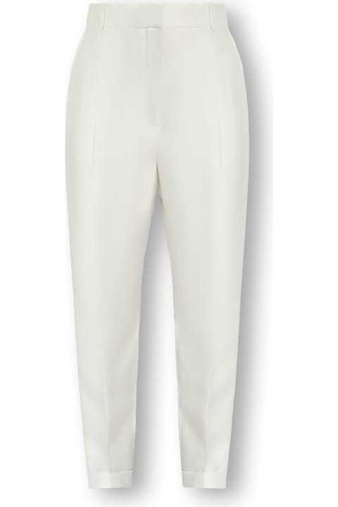 Pants & Shorts for Women Alexander McQueen Pleat-front Trousers