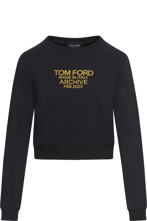 ウィメンズ Tom Fordのフリース＆ラウンジウェア Tom Ford Cotton Crew-neck Sweatshirt