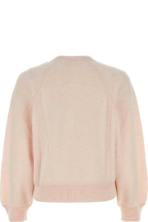 Quiet Luxury for Women Loulou Studio Melange Pink Cashmere Pemba Sweater