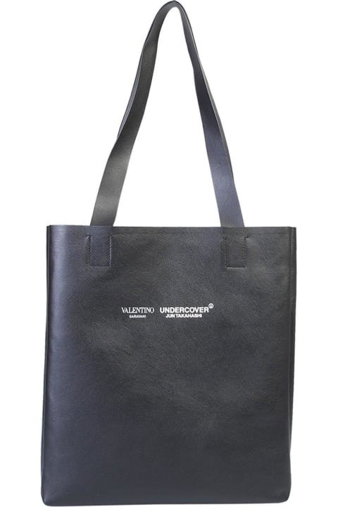 Fashion for Men Valentino Garavani X Undercover Skull Logo Printed Open-top Tote Bag