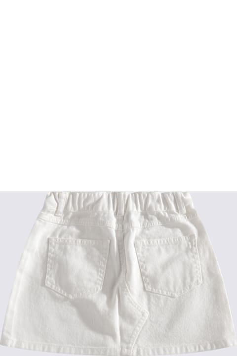 Homeware Moschino White Cotton Denim Skirt