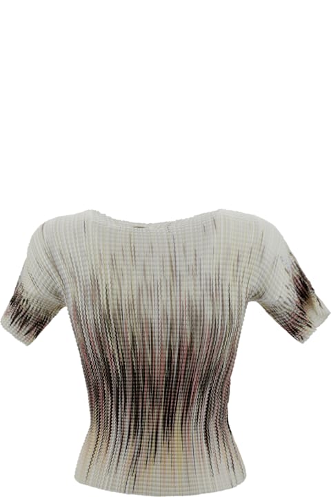 Herno Swimwear for Women Herno Pleated Crewneck T-shirt
