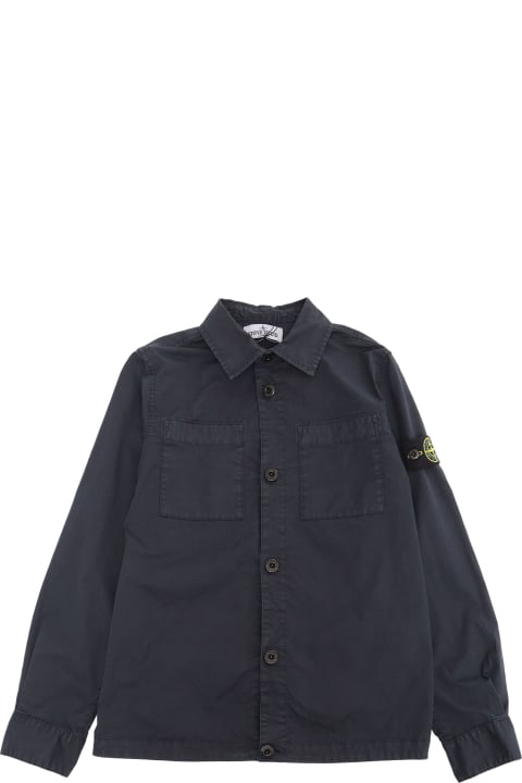 Homeware Stone Island Junior Denim Black Jacket