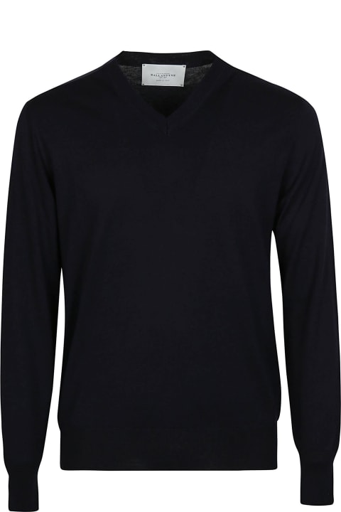 Ballantyne Sweaters for Men Ballantyne V-neck Plain Sweater