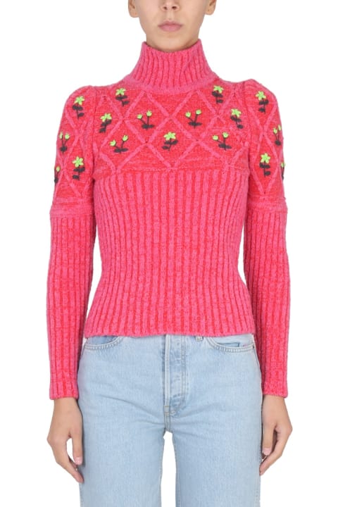 Homeware Cormio Jersey With Floral Embroidery