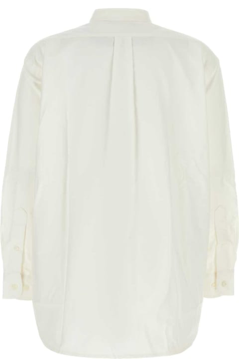 Prada Topwear for Women Prada White Oxford Oversize Shirt