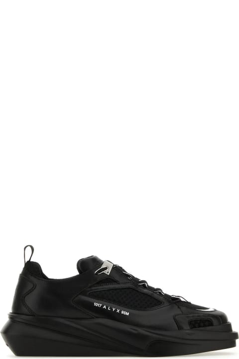 メンズ 1017 ALYX 9SMのスニーカー 1017 ALYX 9SM Black Leather Hiking Sneakers
