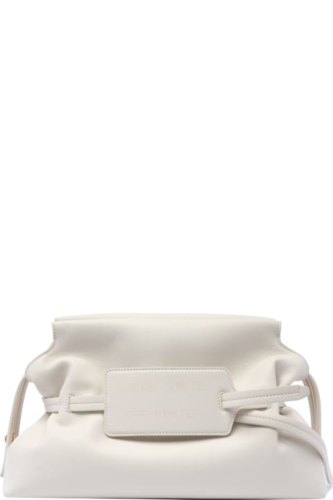 Fashion for Women Off-White Clutch Bag With Zip-tie Label