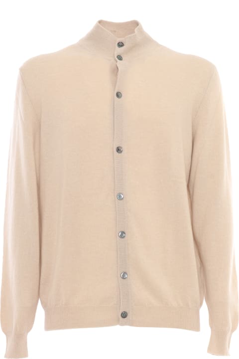 Homeware Fedeli Button Cardigan L/s Knitted Sweater Man