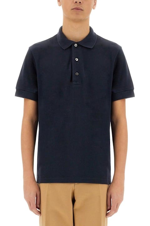 Tom Ford Clothing for Men Tom Ford Logo Embroidered Short-sleeved Polo Shirt