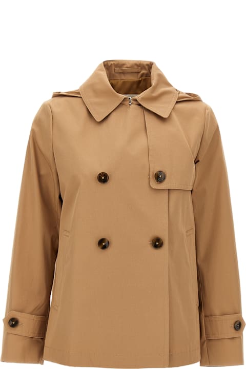 Homeware Herno 'dean' Short Trench Coat