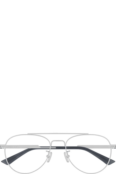 Bottega Veneta Eyewear Eyewear for Women Bottega Veneta Eyewear Bv1340ok-002 - Silver Rx / Asian Fit Glasses