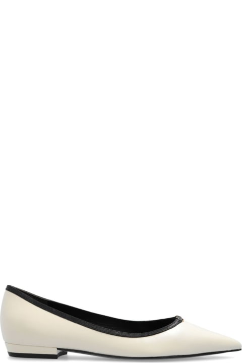 Homeware Tory Burch Double T Buckle Pointed Toe Flat