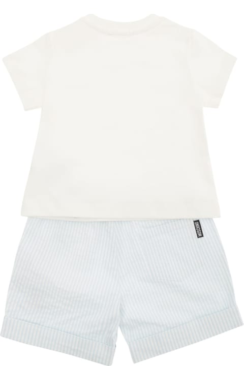 Moschino for Kids Moschino T-shirt + Shorts Set Addition