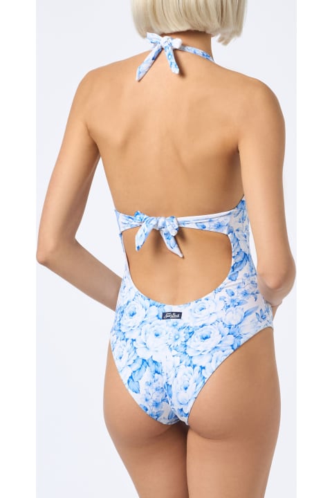 أدوات منزلية MC2 Saint Barth Woman One-piece Flower Marylin Swimsuit