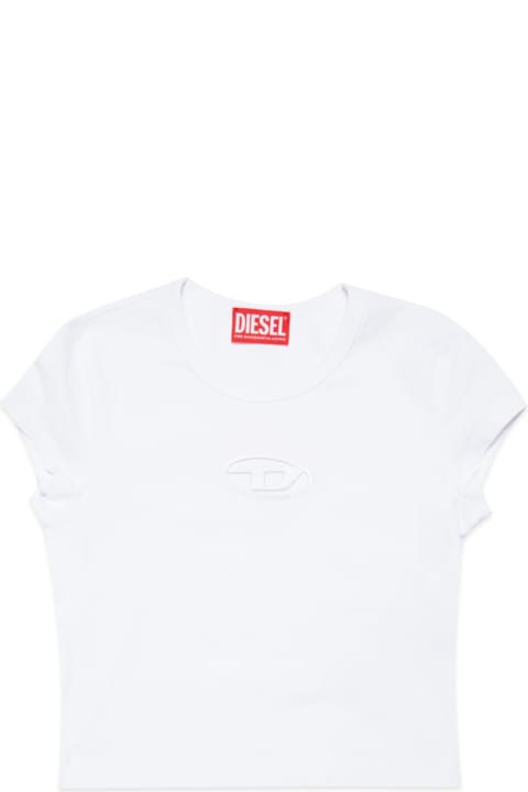 Diesel T-Shirts & Polo Shirts for Girls Diesel Tangie T-shirt Diesel Oval D Branded T-shirt