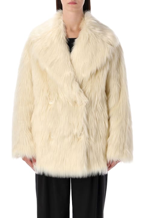 インテリア STAND STUDIO Stand Studio Katalina Faux Fur Coat