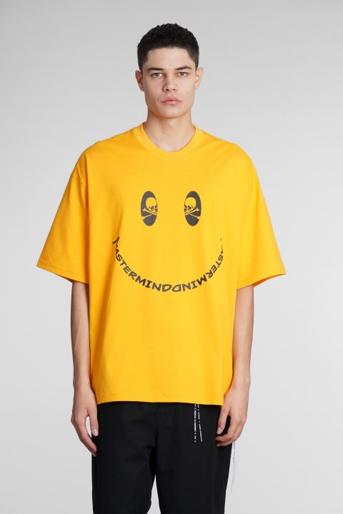 T-shirt In Yellow Cotton