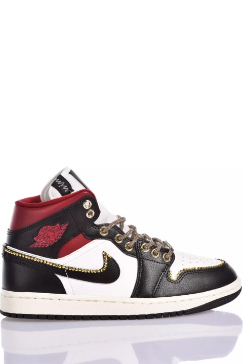 Sneakers for Women Mimanera Nike Air Jordan 1 Crew Swarovski Custom