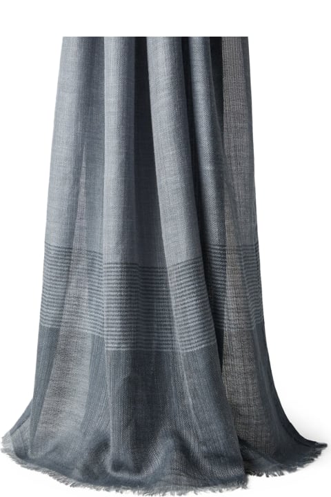 メンズ Brunello Cucinelliのスカーフ Brunello Cucinelli Silk And Linen Scarf