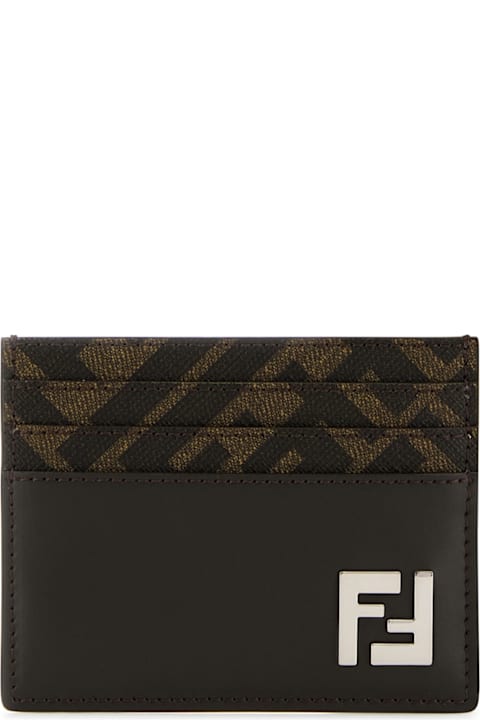 メンズ Fendiのアクセサリー Fendi Card Case Vit.king/ Pu F