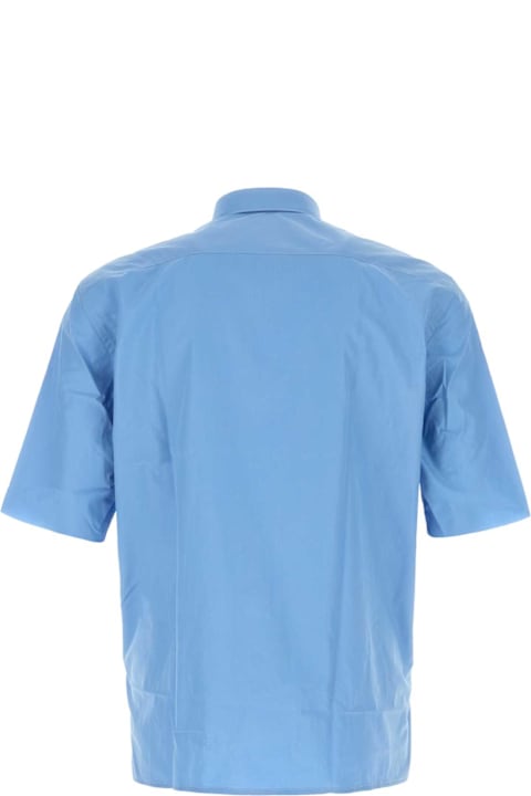 Namacheko Clothing for Men Namacheko Cerulean Blue Poplin Guardia Shirt