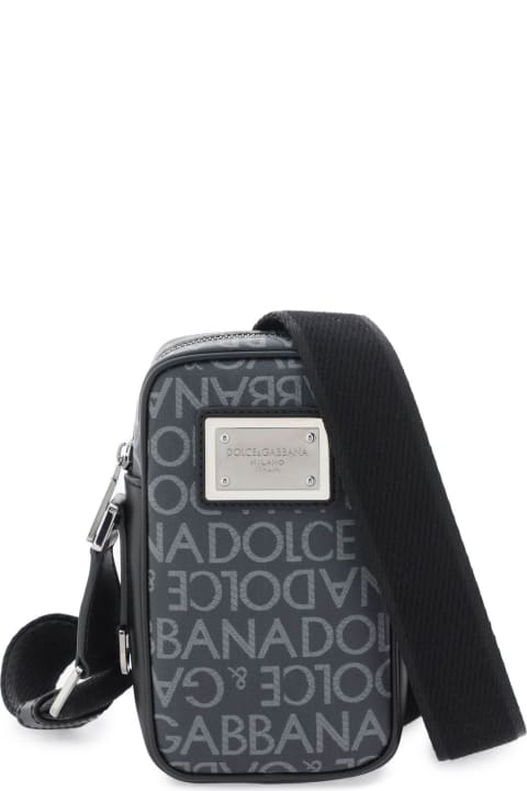 Shoulder Bags for Men Dolce & Gabbana Canvas Shoulder Bag